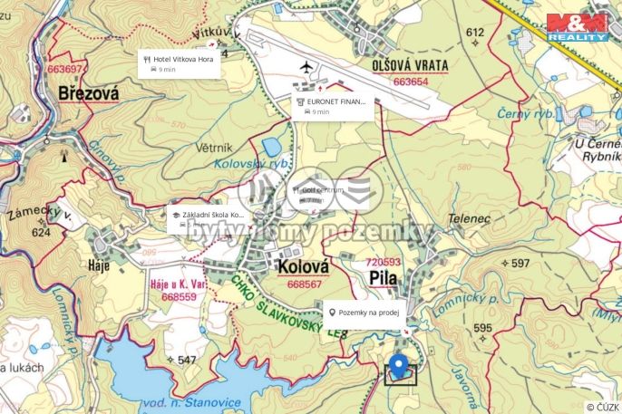 Prodej, Pozemek k bydlení, Pila