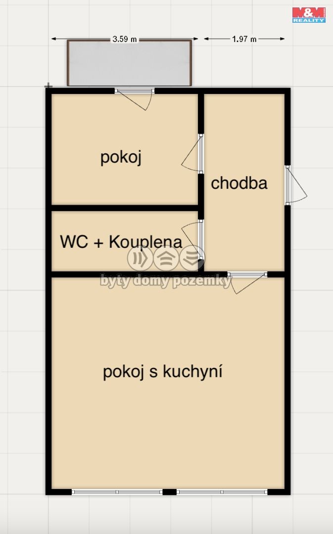 Prodej, Byt 2+kk, Svitavy