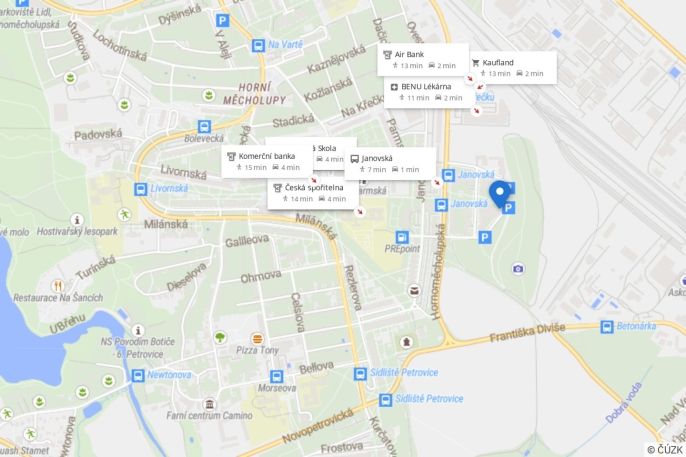 Pronájem, Byt 1+kk, Praha