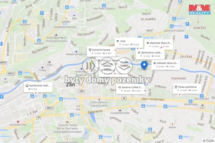 Pronájem, Byt 3+kk, Zlín