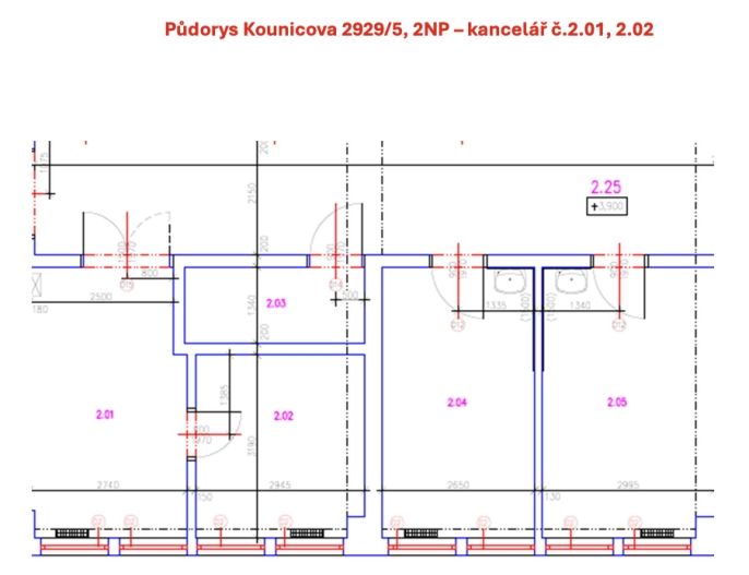 Pronájem, Kancelářský prostor, Ostrava