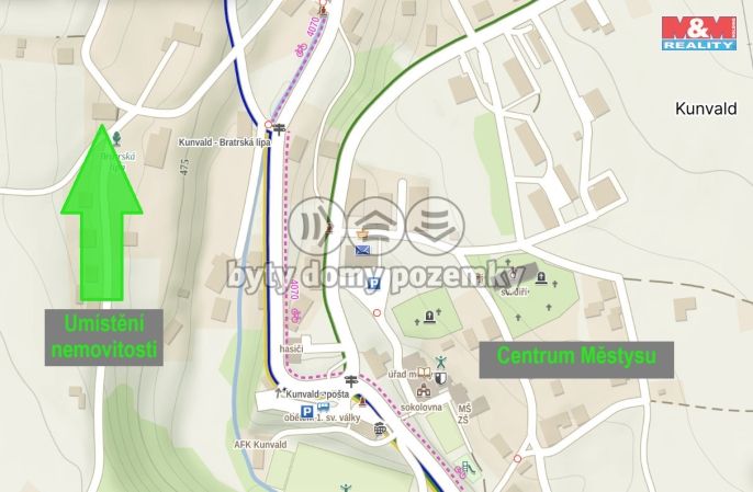 Prodej, Pozemek k bydlení, Kunvald