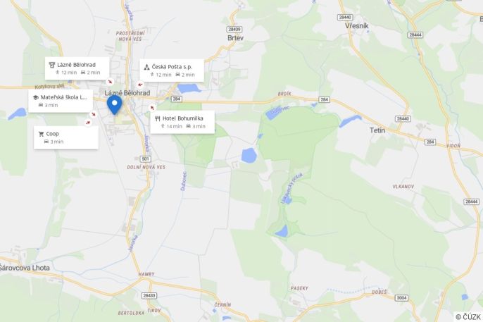 Prodej, Byt 2+kk, Lázně Bělohrad