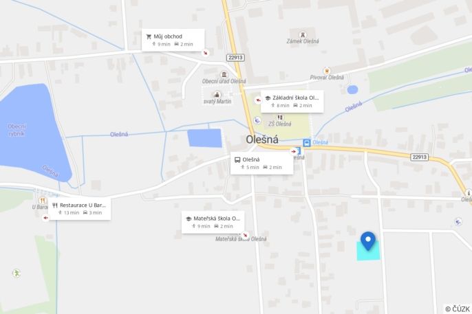 Prodej, Pozemek k bydlení, Olešná