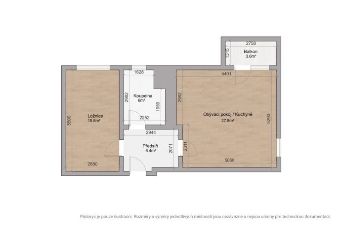 Prodej, Byt 2+kk, Heřmanova Huť