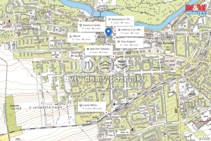 Pronájem, Kancelářský prostor, Louny