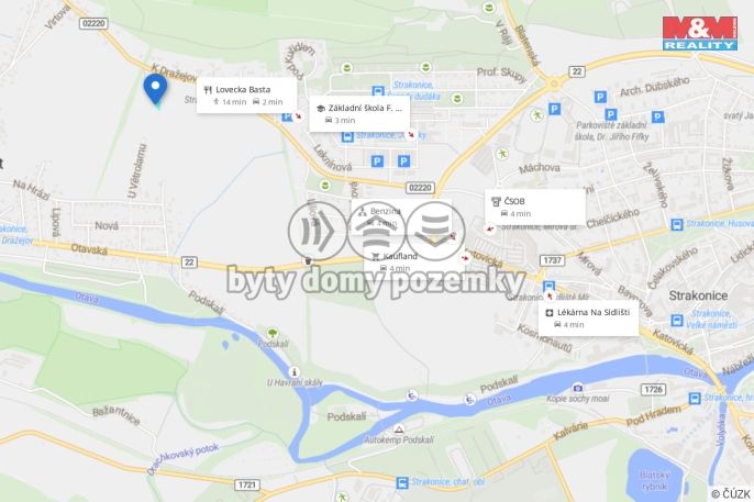 Prodej, Pozemek k bydlení, Strakonice