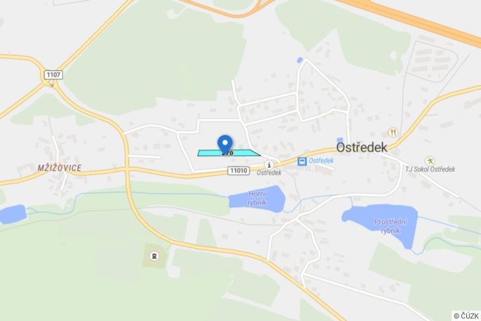 Prodej, Pozemek k bydlení, Ostředek