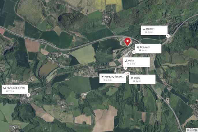 Pronájem, Garáž, Řehlovice