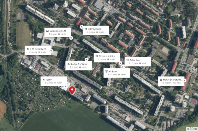 Pronájem, Byt 2+kk, Neratovice