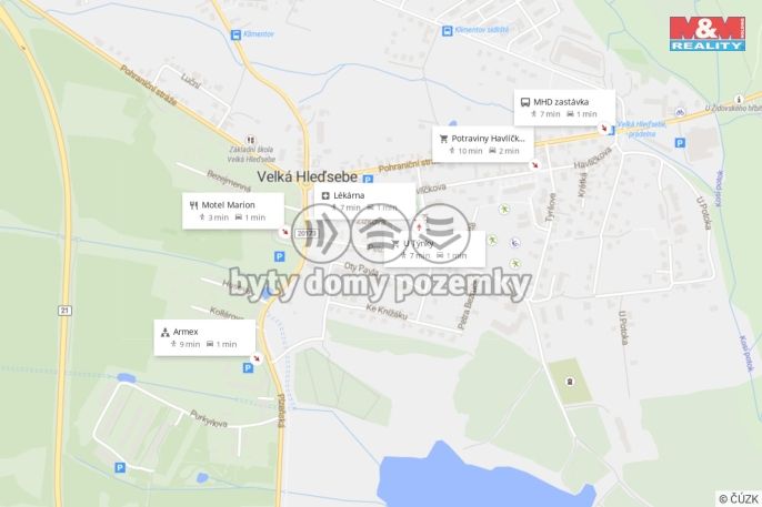 Pronájem, Byt 2+1, Velká Hleďsebe