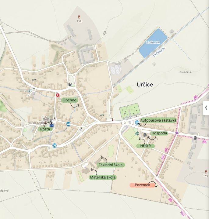 Prodej, Pozemek k bydlení, Určice