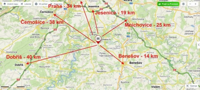 Prodej, Byt 2+1, Krhanice