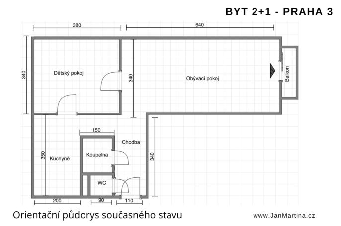 Prodej, Byt 2+1, Praha