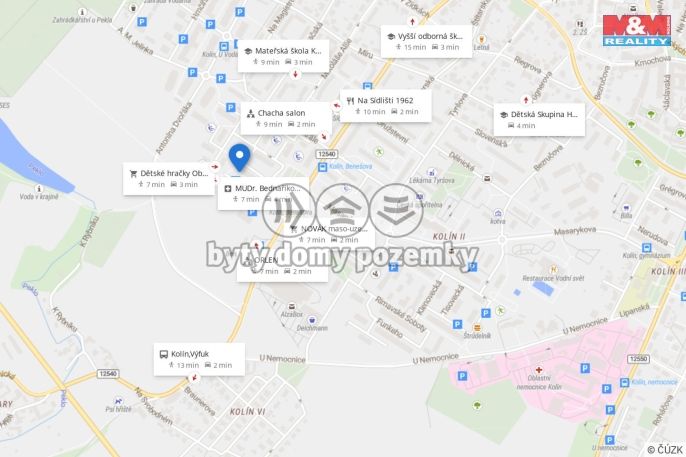 Pronájem, Byt 2+kk, Kolín