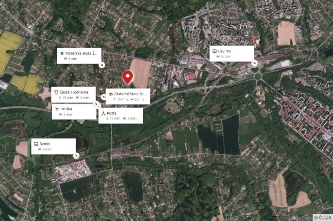 Prodej, Pozemek k bydlení, Šenov