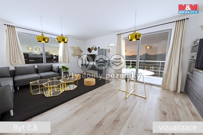 Prodej, Byt 2+kk, Žleby