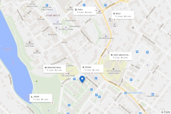 Prodej, Byt 4+1, Čáslav