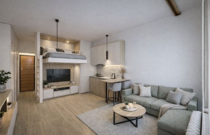 Prodej, Byt 1+kk, Ostrava