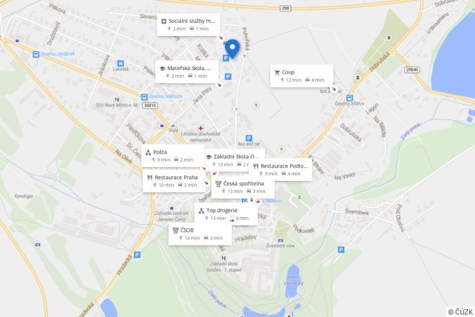 Pronájem, Byt 3+1, Opočno