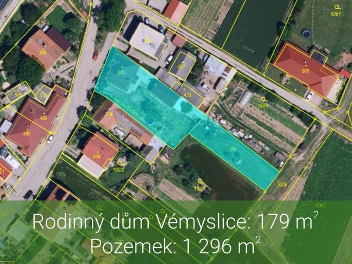 Prodej, Rodinný dům, Vémyslice