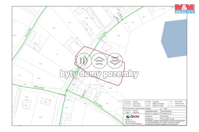 Prodej, Pozemek k bydlení, Lišov