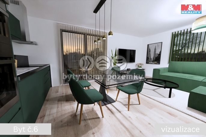 Prodej, Byt 2+kk, Žleby