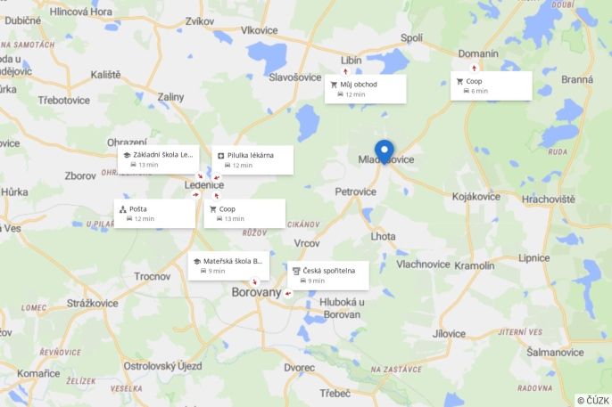 Prodej, Byt 4+1, Mladošovice