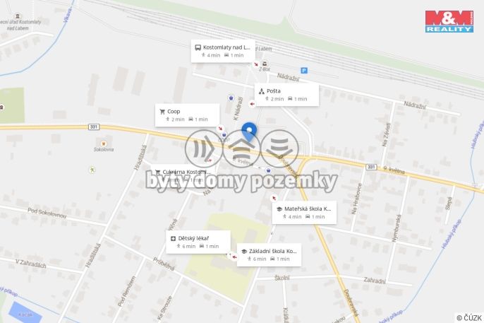 Prodej, Byt 2+kk, Kostomlaty nad Labem