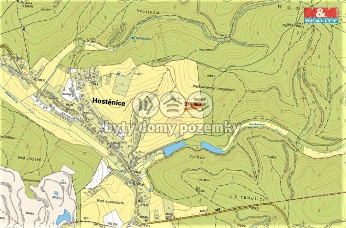 Prodej, Pole, Hostěnice
