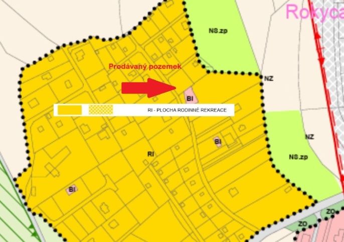 Prodej, Pozemek k bydlení, Rokycany