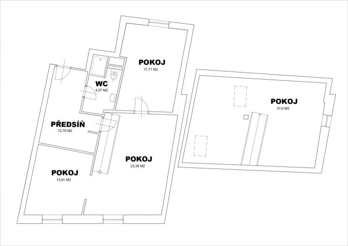 Pronájem, Byt 3+kk, Klatovy