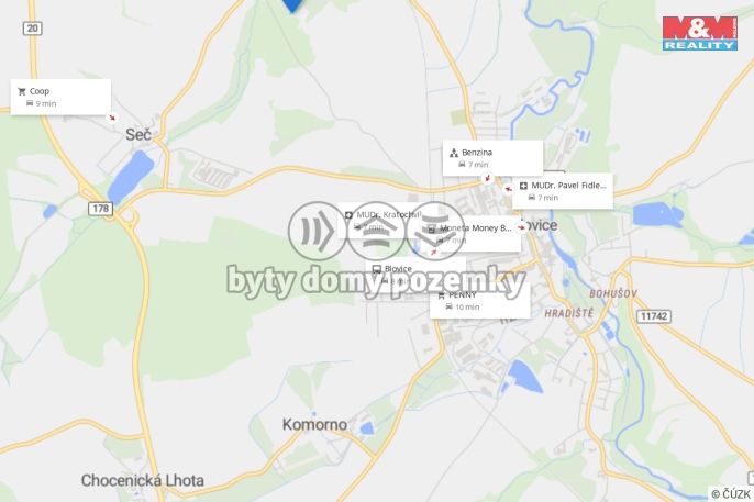 Prodej, Pozemek k bydlení, Blovice