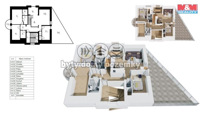 Prodej, Byt 4+kk, Praha