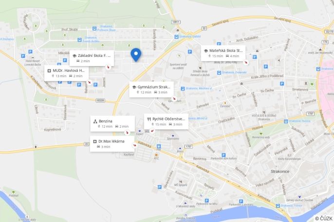 Pronájem, Byt 2+1, Strakonice