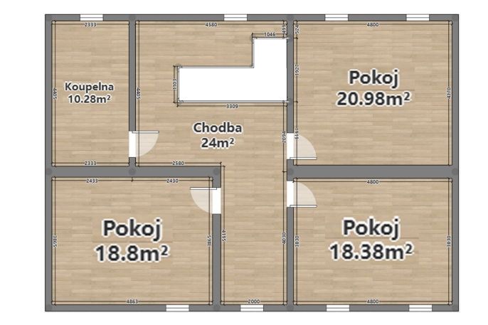 Pronájem, Byt 4+kk, Domažlice