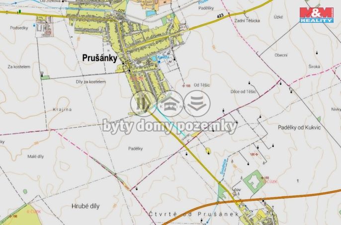 Prodej, Pole, Prušánky