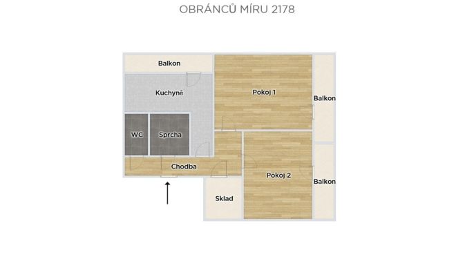 Prodej, Byt 2+1, Kladno