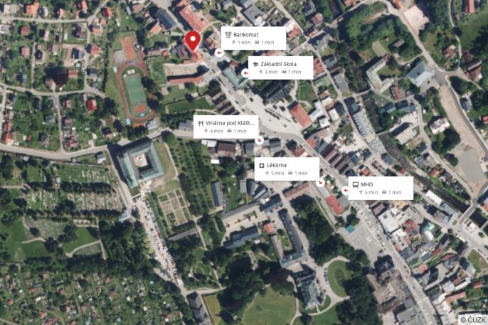 Pronájem, Obchod a služby, Vrchlabí