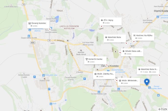 Pronájem, Rodinný dům, Červený Kostelec
