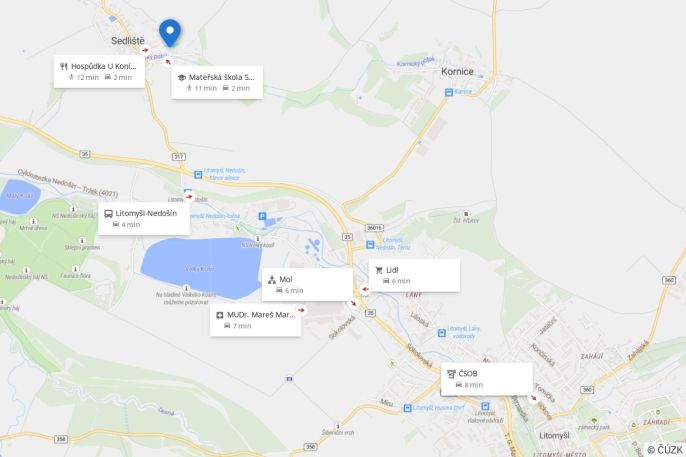 Prodej, Pozemek k bydlení, Sedliště