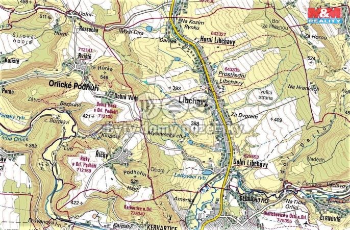 Prodej, Pole, Libchavy