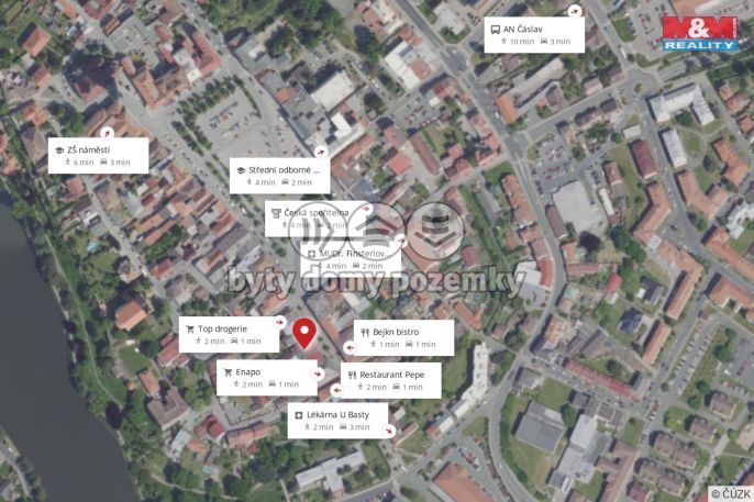 Pronájem, Byt 1+kk, Čáslav