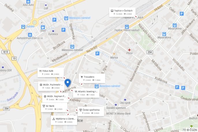 Pronájem, Byt 2+1, Teplice