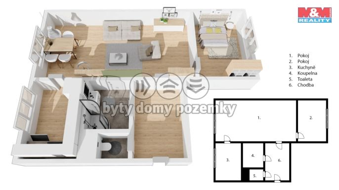 Prodej, Byt 2+1, Praha