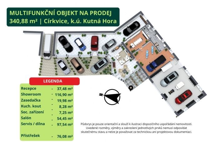 Prodej, Obchod a služby, Církvice