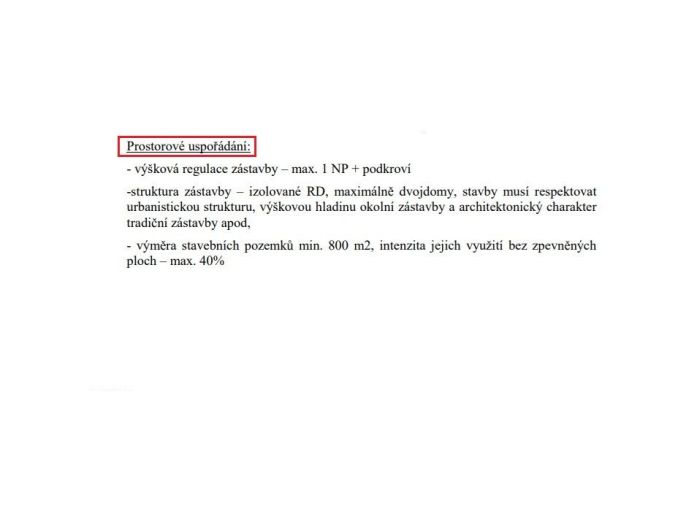 Prodej, Pozemek k bydlení, Újezd u Sezemic