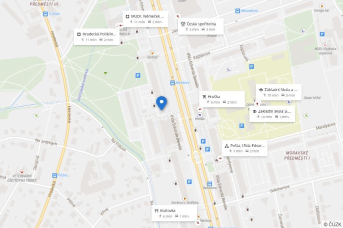 Prodej, Byt 3+1, Hradec Králové