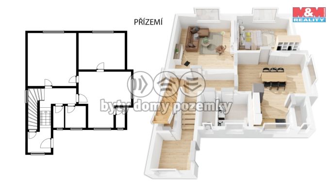 Prodej, Rodinný dům, Kopidlno