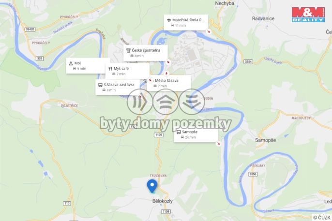 Prodej, Pole, Sázava